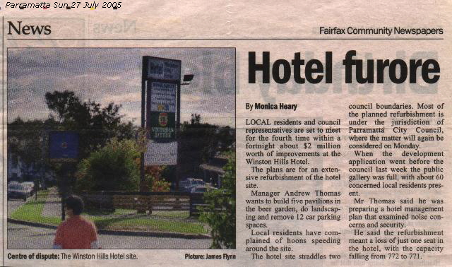 Parramatta Sun 27 July 2005